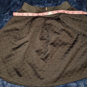 Xhilaration black quilted mini